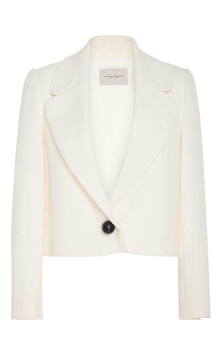 Carolina Herrera Cropped Blazer Jacket