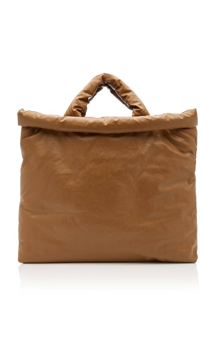 Kassl Oil Padded Coated Cotton-blend Tote Bag