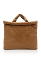 Kassl Oil Padded Coated Cotton-blend Tote Bag