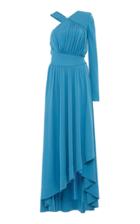 Givenchy One-sleeve Draped Jersey Gown