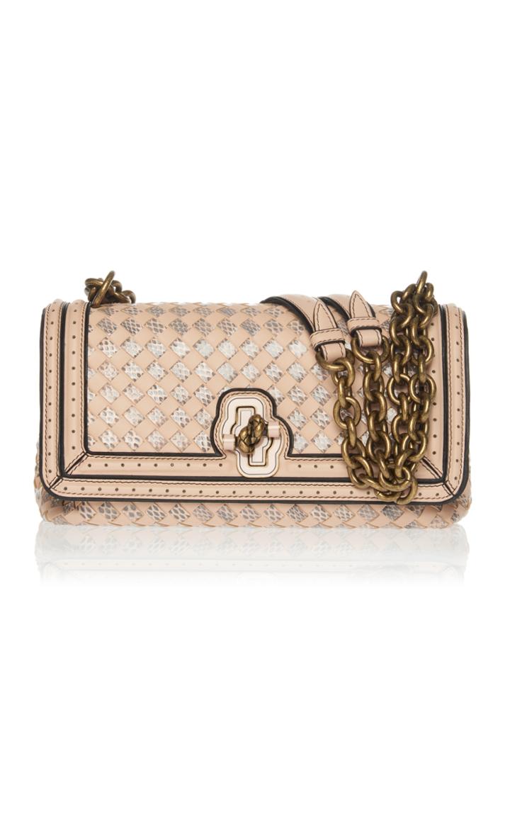 Bottega Veneta Intreciatto Checker Olympia Knot Bag