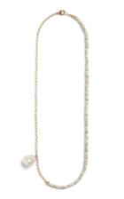 Objet-a La Plage 18k Gold, Sapphire And Pearl Necklace