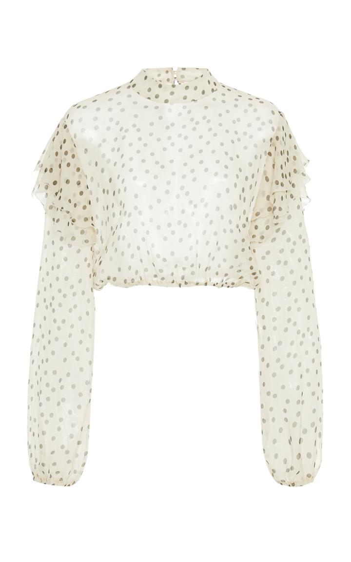 Moda Operandi Sir The Label Isabella Silk Ruffle Top Size: 1