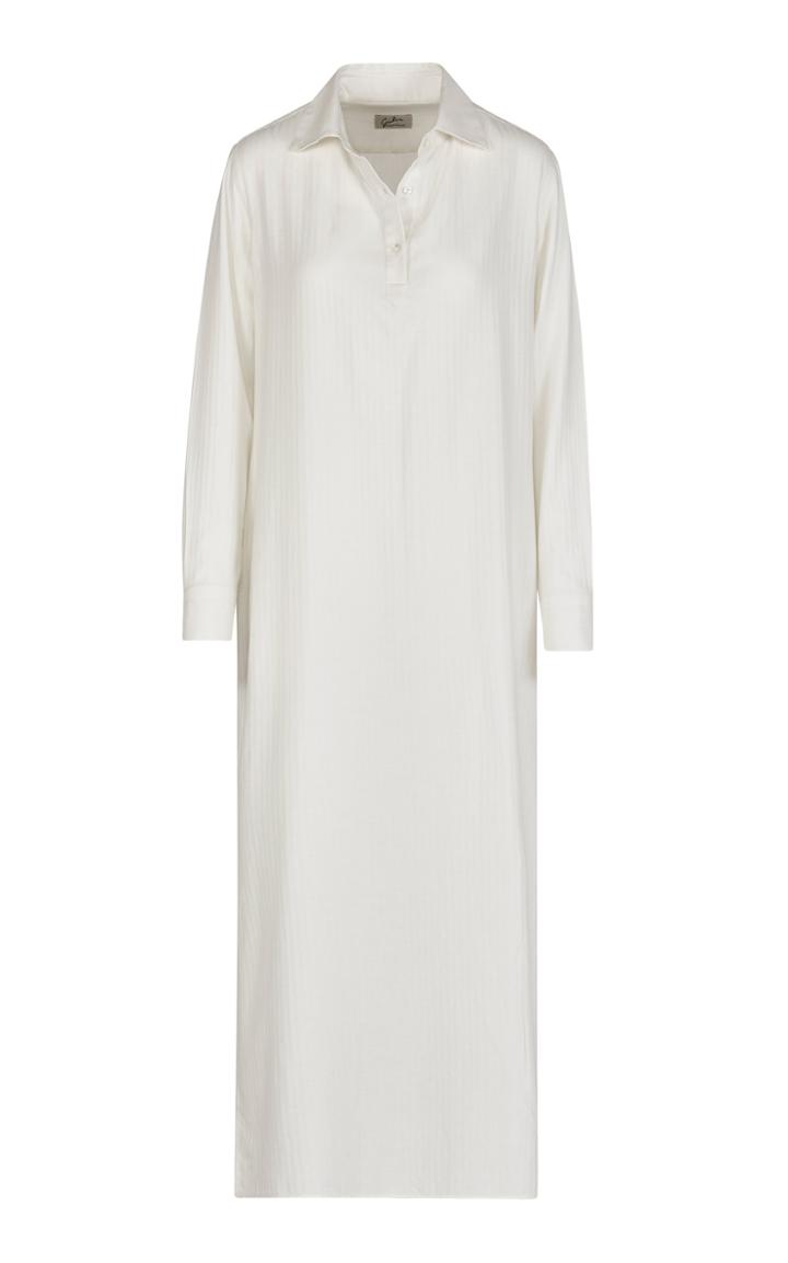 Moda Operandi Giuliva Heritage Collection The Antonine Caftan Dress Cotton And Cashm