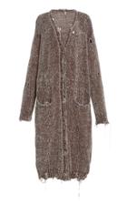 Moda Operandi R13 Oversized Distressed Chenille Long Cardigan