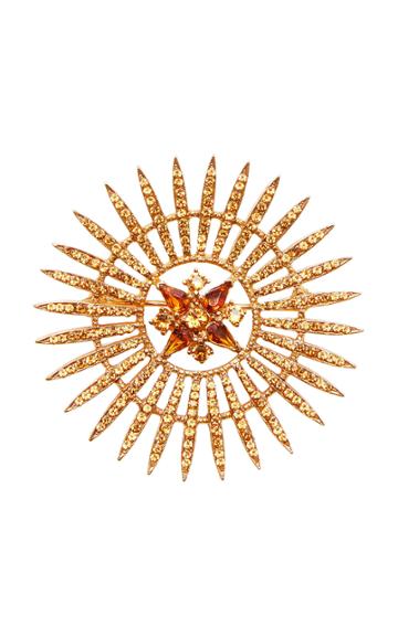 Oscar De La Renta Pave Point Hair Clip