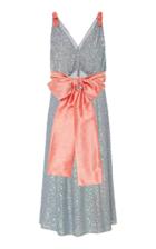 Moda Operandi Markarian Ruggiero Sequin Open Front Dress With Bows And Sash Size: 0