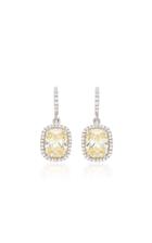 Anabela Chan 18k White Gold Sapphire And Diamond Earrings
