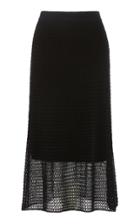 Vince Crochet Cotton-blend Maxi Skirt