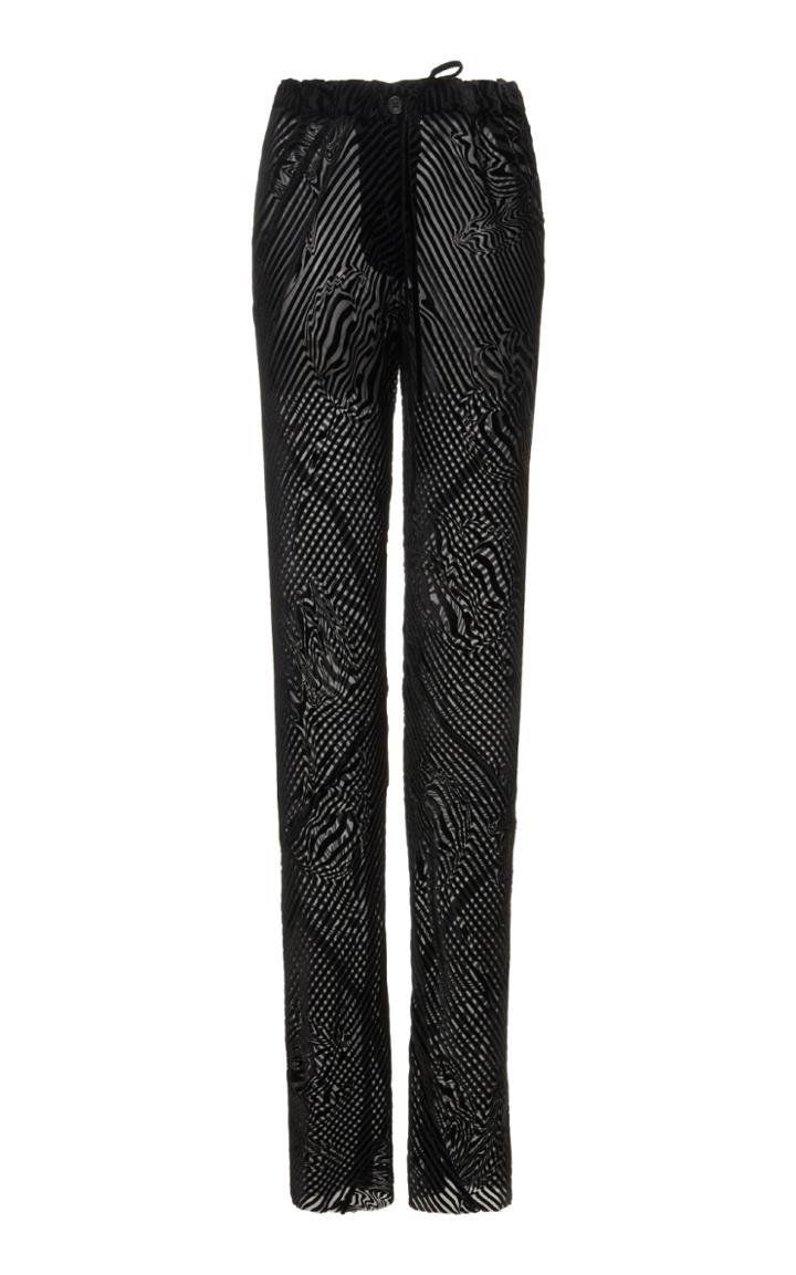 Moda Operandi Ann Demeulemeester Striped Mesh Skinny Pants