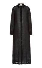Mara Hoffman Cinzia Organic Linen-cotton Maxi Shirt Dress