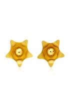 Paula Mendoza Kogi Gold-plated Brass Earrings