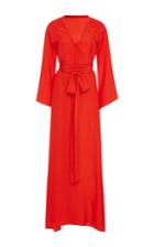 Rhode Resort Stella Solid Wrap Dress