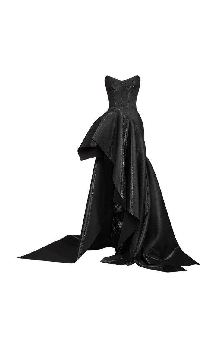Moda Operandi Maticevski Intoxicting Asymmetric Lam Gown