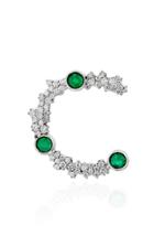 Ana Khouri Single Diamond And Emerald Meagan Earring