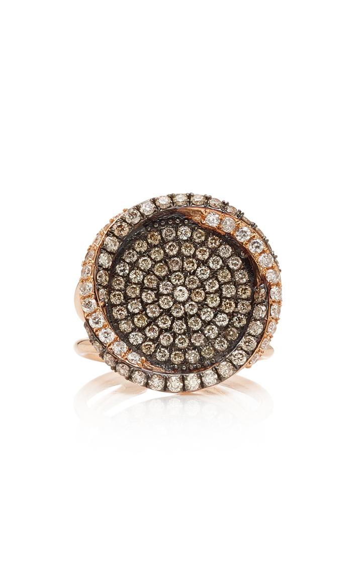 Tullia 14k Rose Gold Diamond Ring Size: 6.5