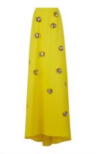 Delpozo Long Embroidered Skirt