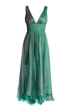 Maria Lucia Hohan Adele Cutout Silk Chiffon Midi Dress