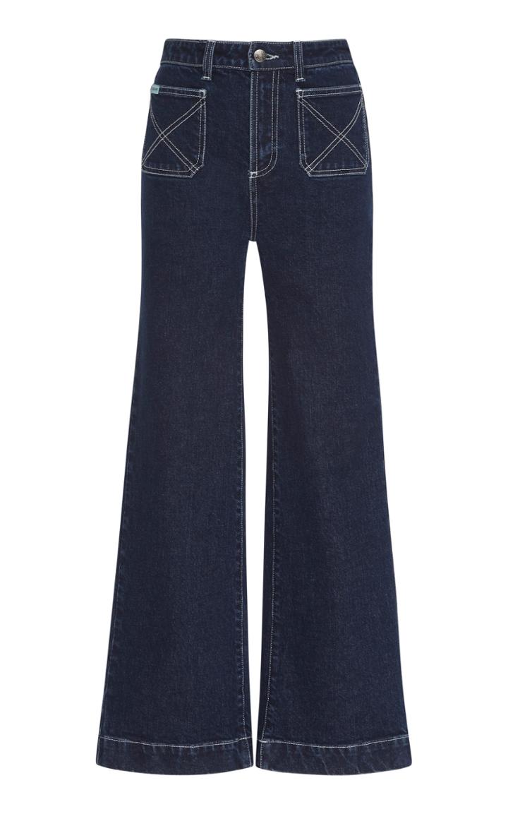 Alexachung Wide Leg Cropped Jean