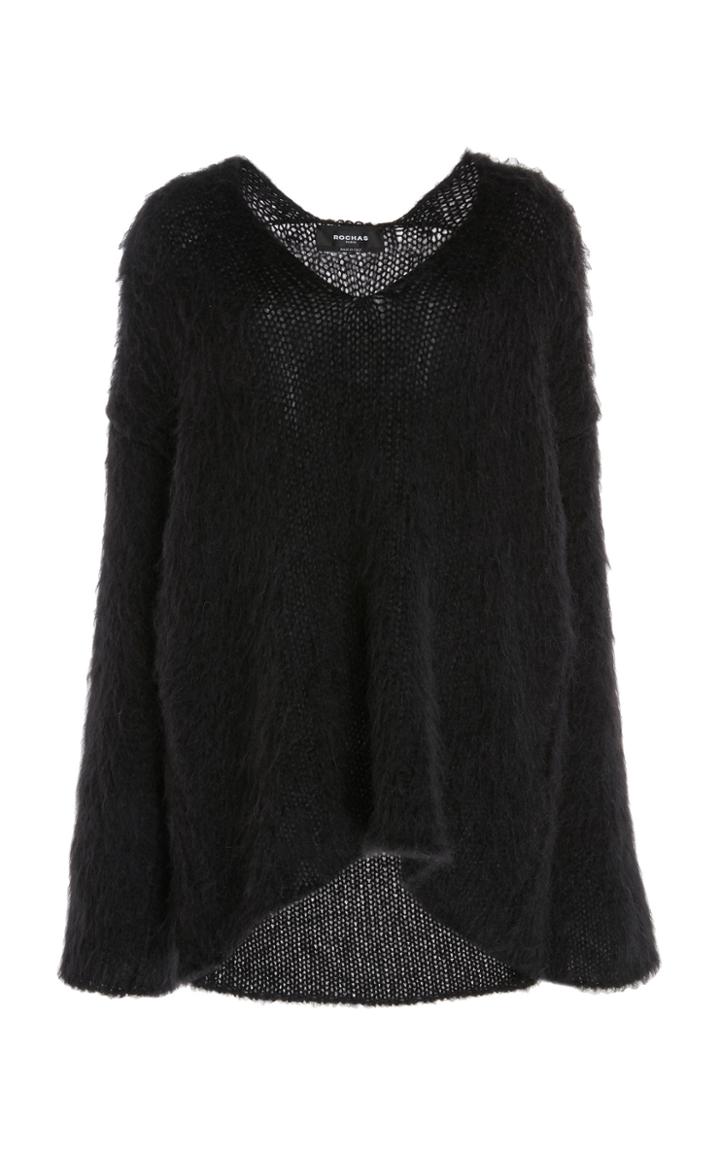 Rochas Oversized Mohair-blend Sweater
