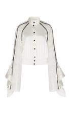 David Koma Ruffled Lace Jacket
