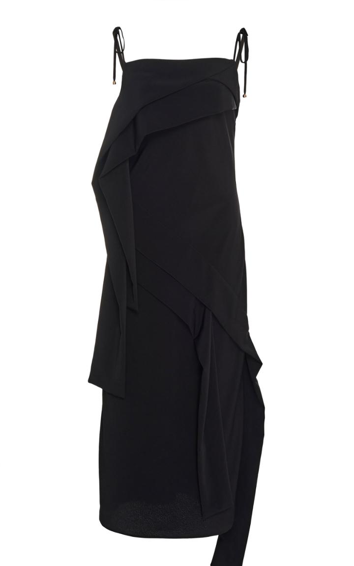 Acler Bombay Tie-strap Tier Midi Dress
