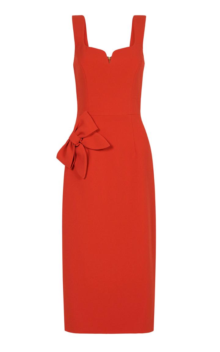 Rebecca Vallance Galerie Bow Midi Dress