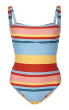 Asceno Bold Stripe Swimsuit