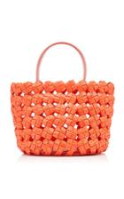 Nancy Gonzalez Small Woven Python Tote