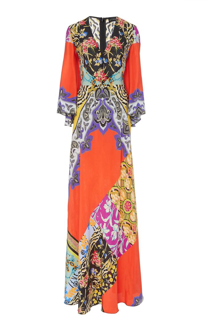 Etro Somerset Printed Silk Maxi Dress