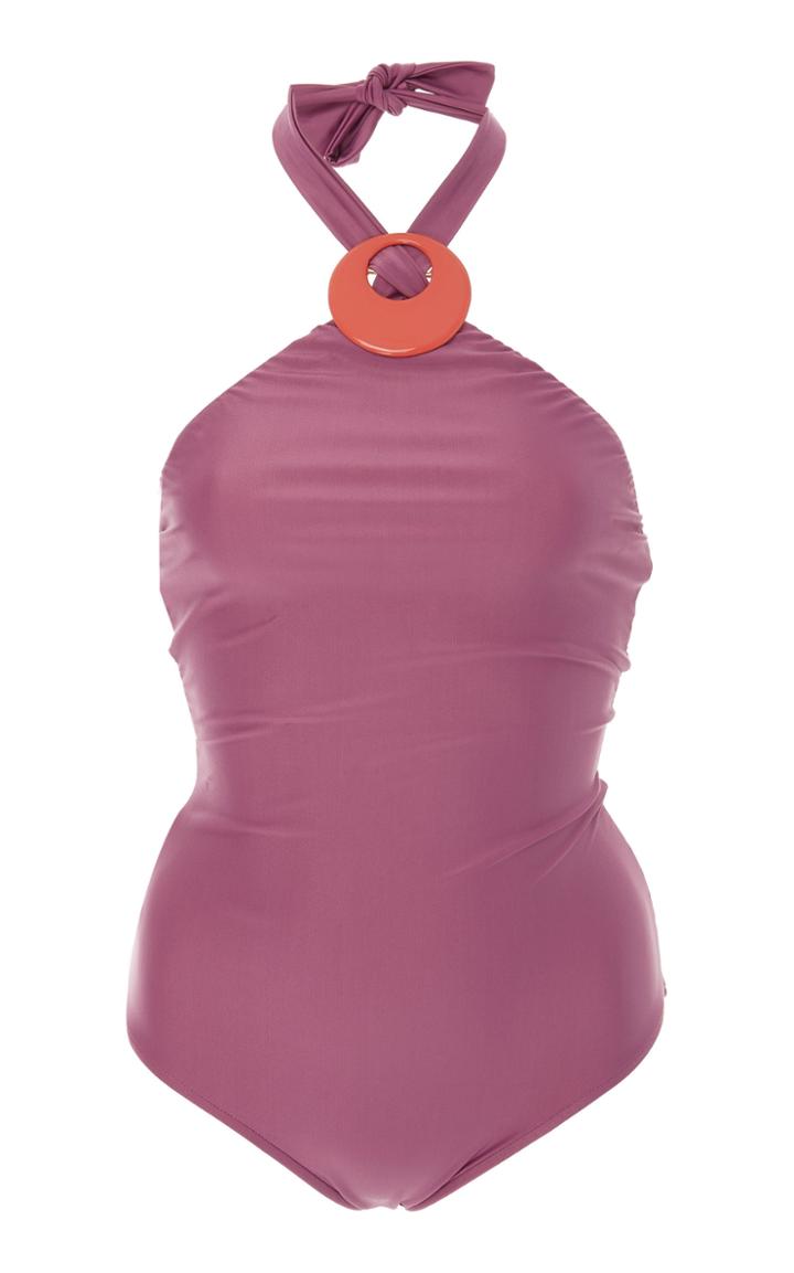 Adriana Degreas Halterneck One Piece Swimsuit