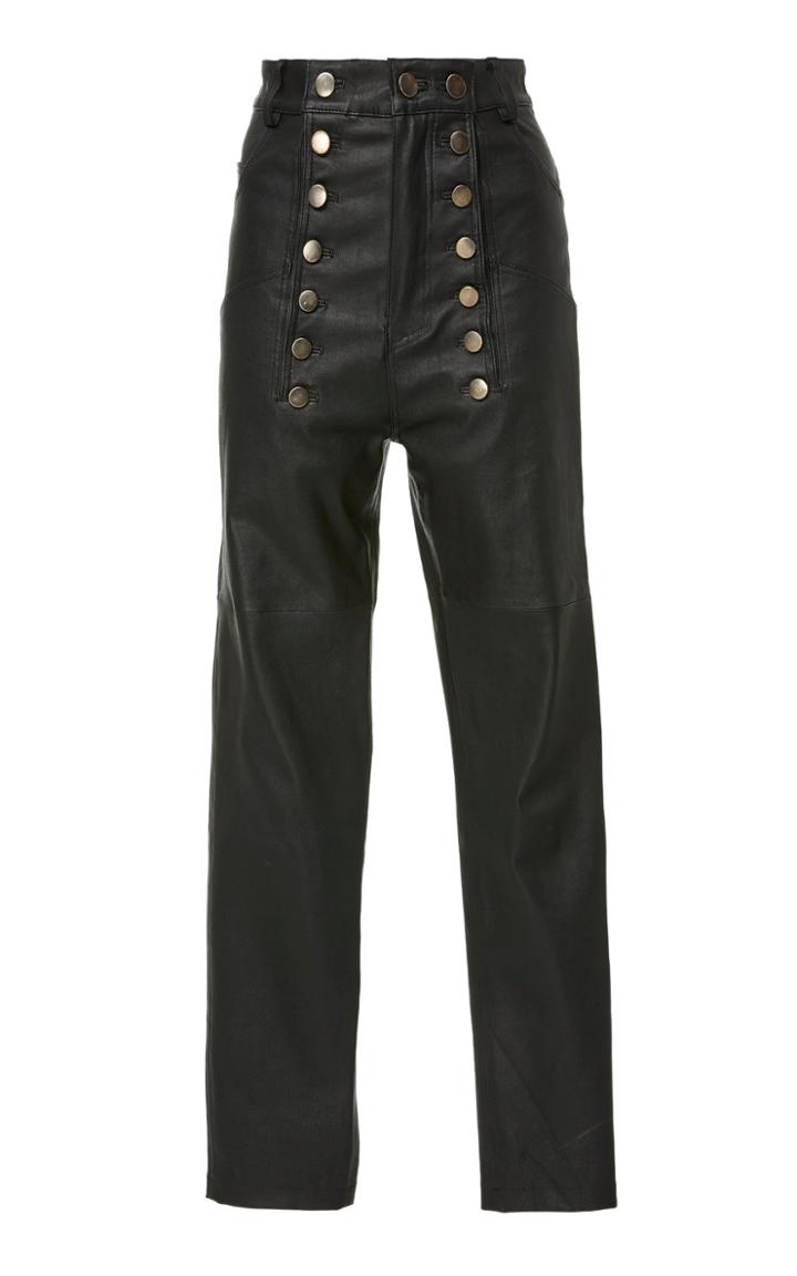 Marissa Webb Alma Stretch Leather Pant