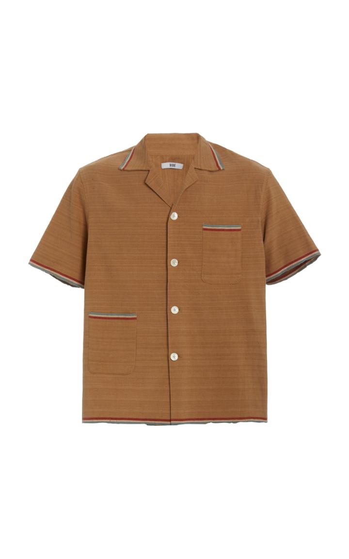 Bode Cotton And Linen-blend Shirt