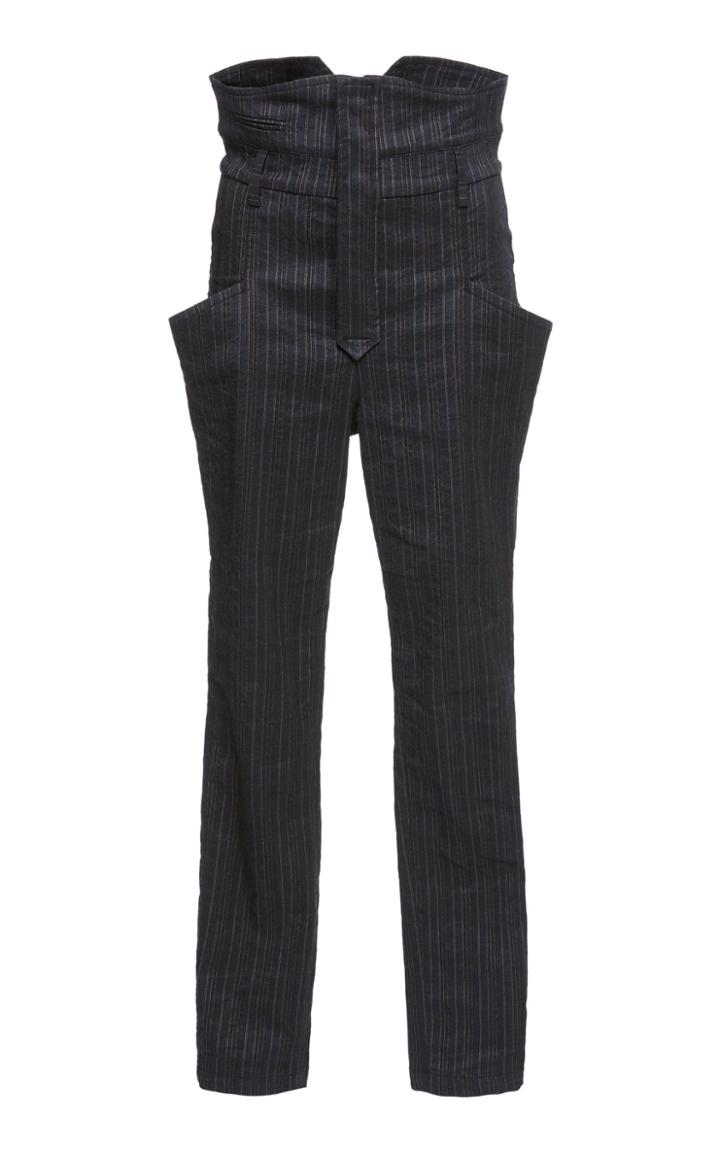 Isabel Marant Karly Striped Crepe Pants