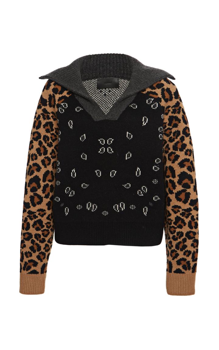 Moda Operandi Alanui Mixed Jacquard-knit Cashmere Sweater