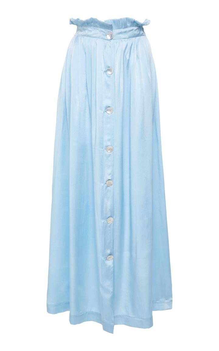 Verandah Button Down Maxi Skirt