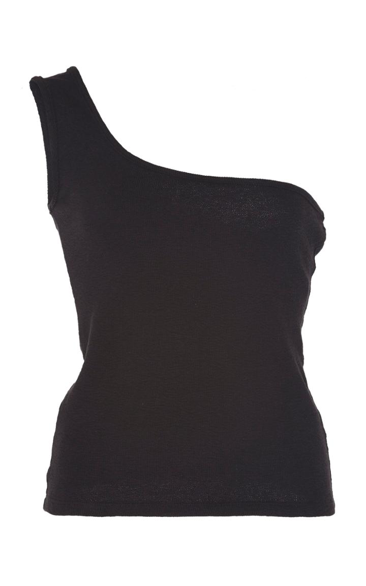 Moda Operandi Albus Lumen Cold-shoulder Cotton-blend Top Size: 8