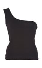 Moda Operandi Albus Lumen Cold-shoulder Cotton-blend Top Size: 8