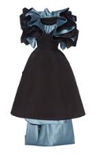 Marc Jacobs Two-tone Ruffled Silk Dress