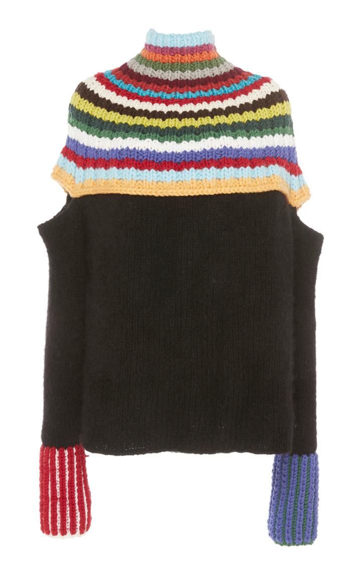 Tuinch Striped Wool-blend Sweater