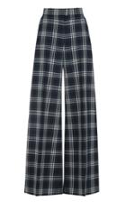 Moda Operandi Martin Grant Plaid Woven Wide-leg Pants