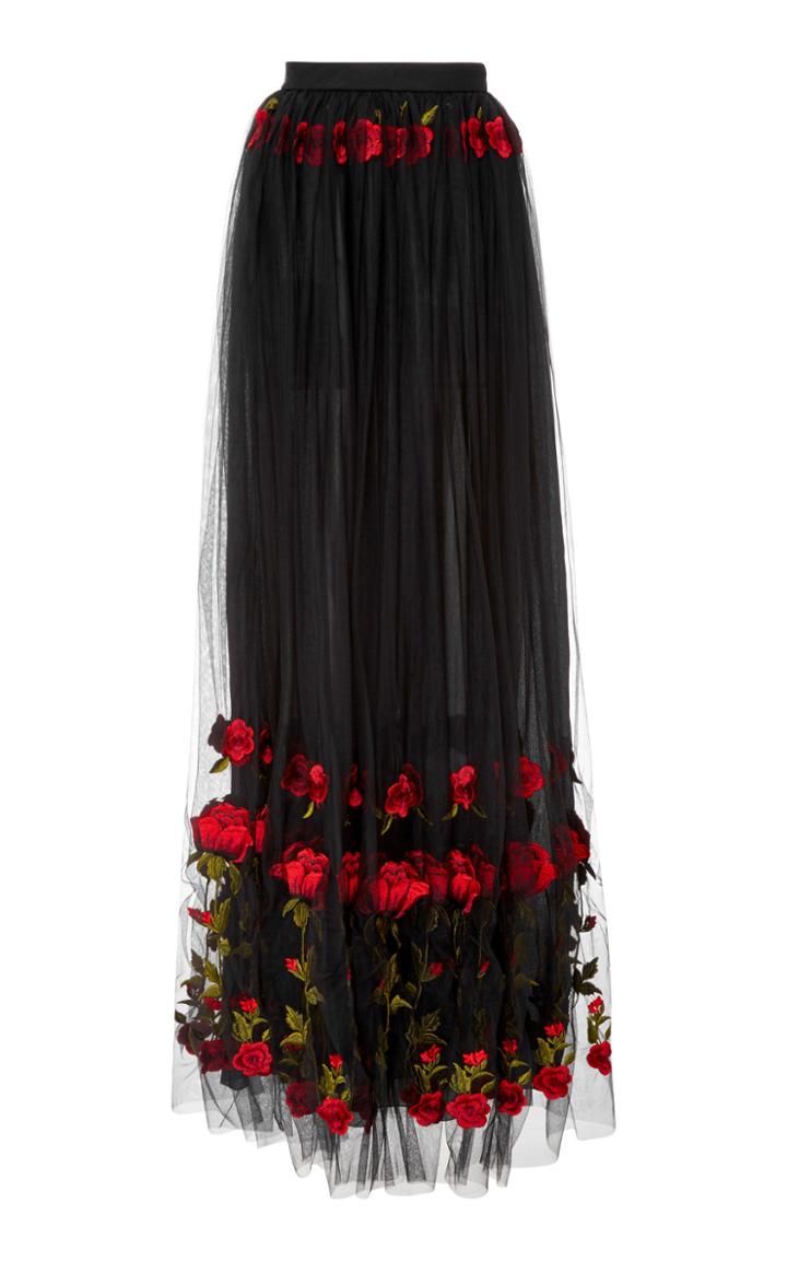 Alcoolique Diletta Long Mesh Skirt