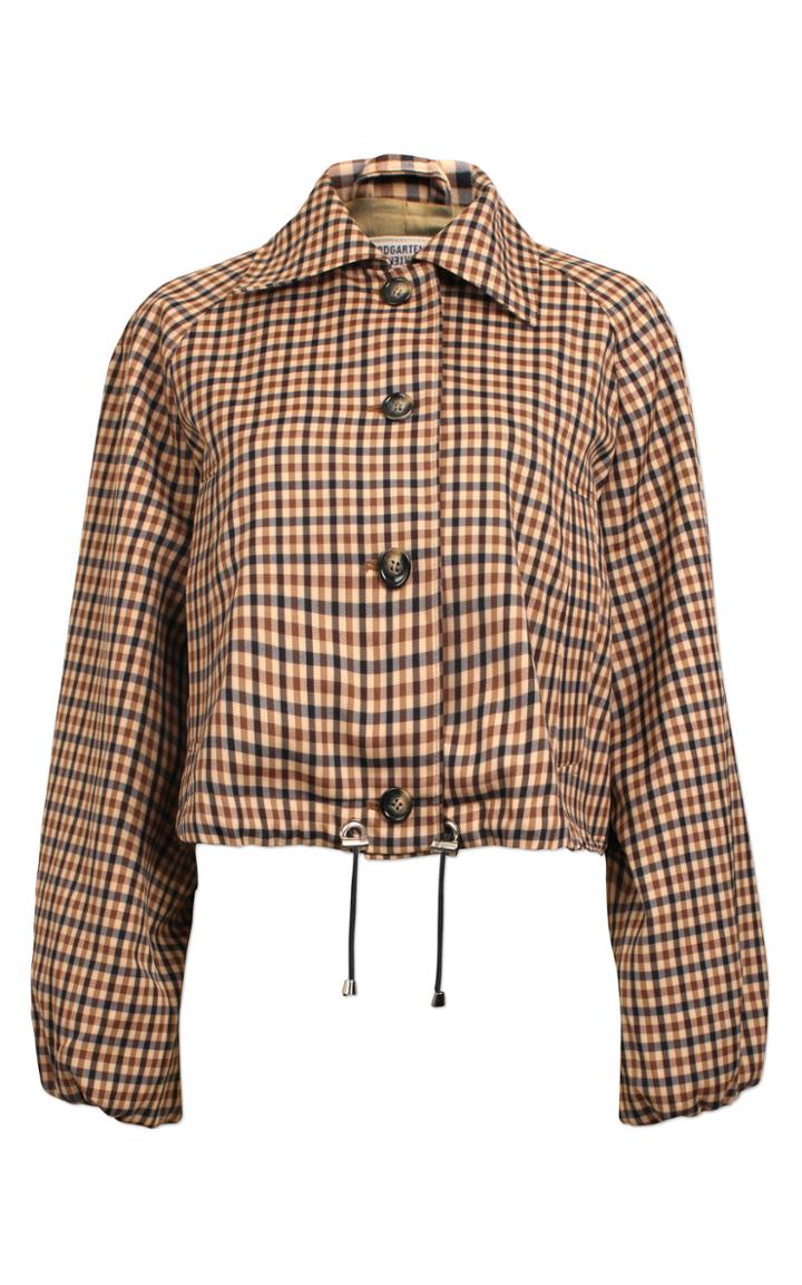 Baum Und Pferdgarten Blair Cropped Cotton-blend Jacket