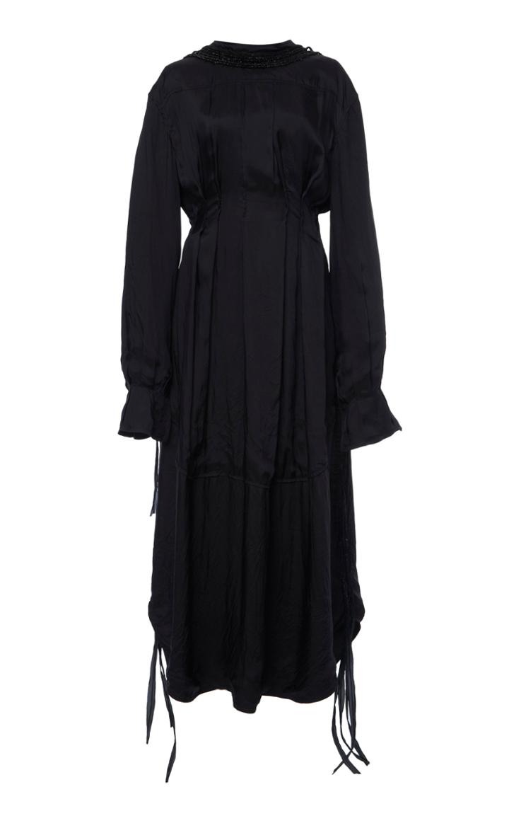 Moda Operandi Jil Sander Mccaffrey Satin Dress Size: 34