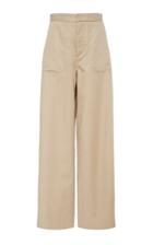 Deveaux Side Vent Cotton Pants