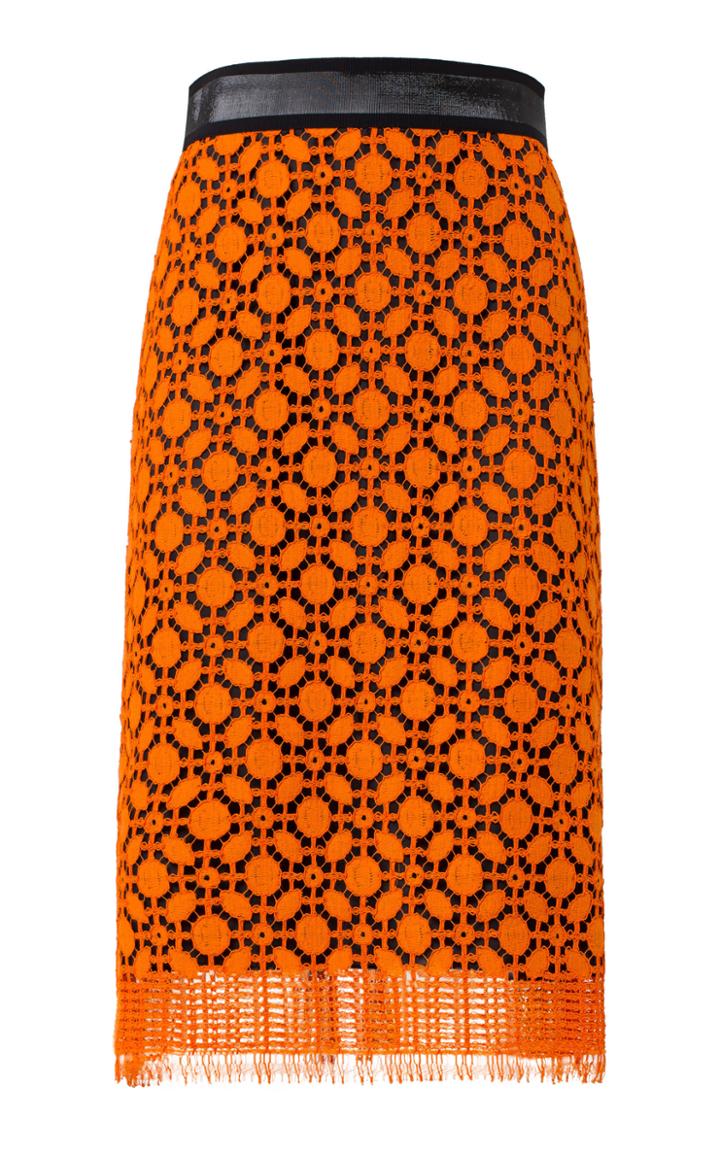 Dorothee Schumacher Adventurous Lace Cotton Skirt