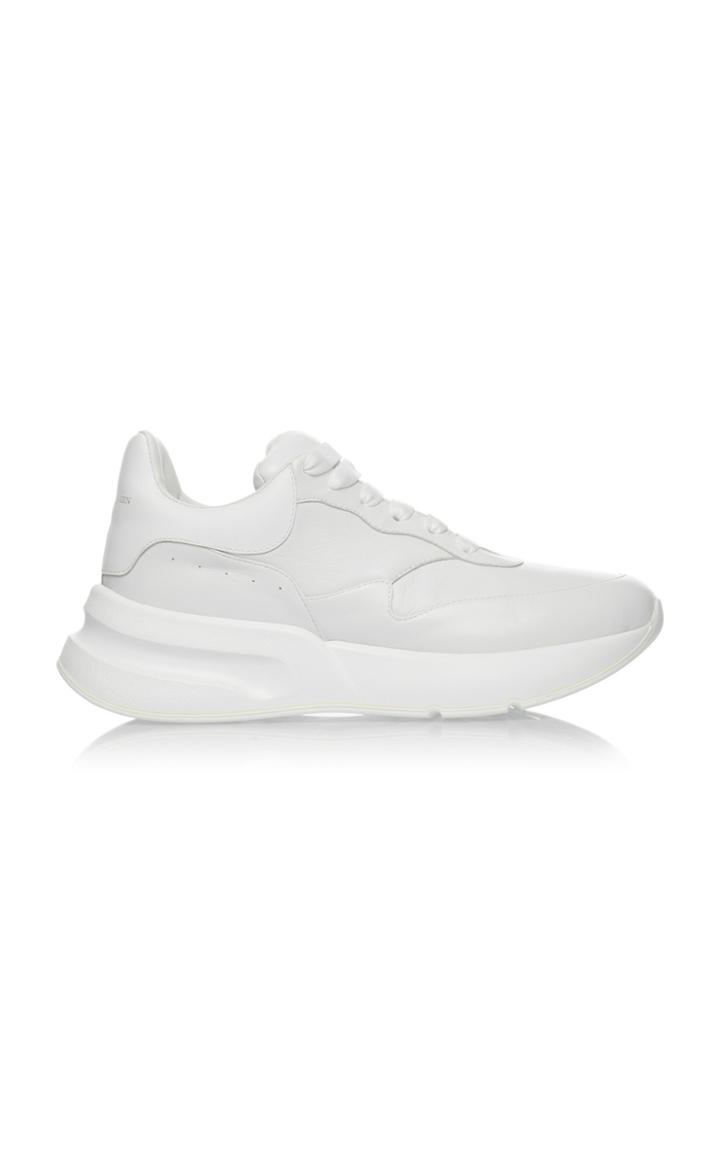 Alexander Mcqueen Leather Low-top Sneakers Size: 39