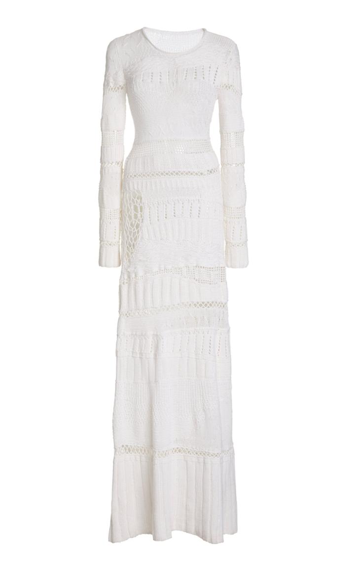 Moda Operandi Gabriela Hearst Valeria Mixed-knit Cashmere Sweater Dress