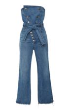 Marissa Webb Marselle Strapless Denim Jumpsuit