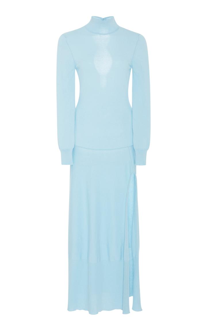 Jacquemus Baya Cutout Stretch Cotton-blend Maxi Dress